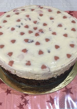 Mákos-mascarponés-vörösáfonyás torta ❤️ recept fotója