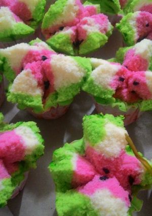 Foto resep Bolu kukus semangka