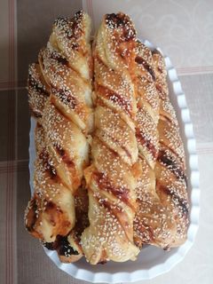 Pizzás csavart recept fotója