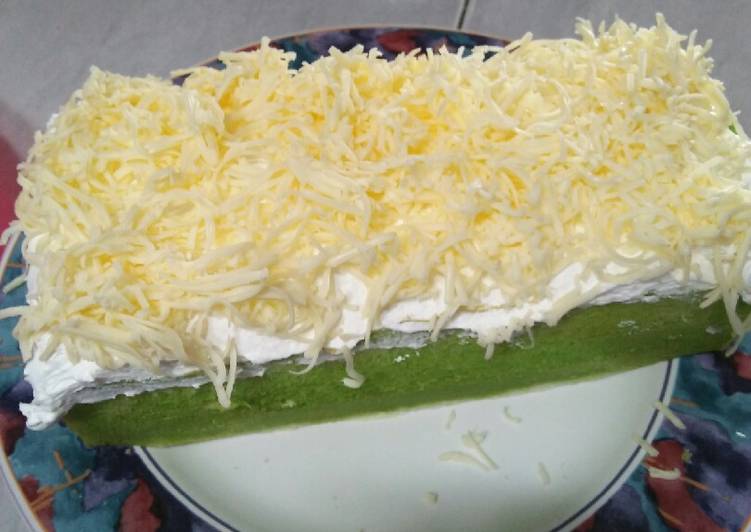 Resep Brownis pandan yang Bikin Ngiler