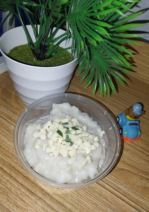 Foto resep Bubur Ayam Topping Keju