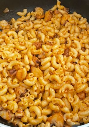 Una foto de Macaroni de Pulpo
