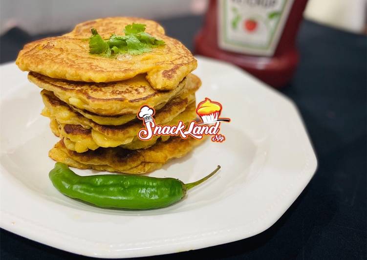 Easiest Way to Prepare Super Quick Homemade Potatoe pancake