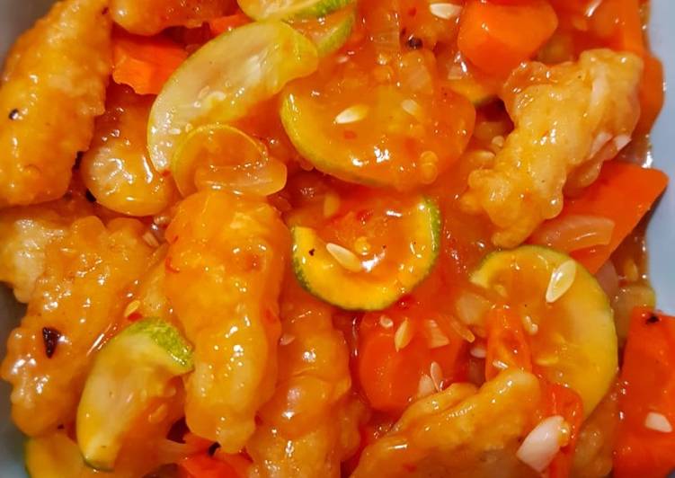 Ikan Dori Saus Bangkok