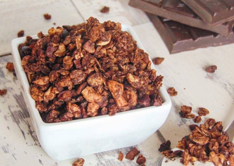 Recipe of Super Quick Homemade Chocolate Granola
