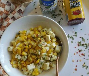 Best Recipe Cottage cheese corn  egg salad Practical Delicious