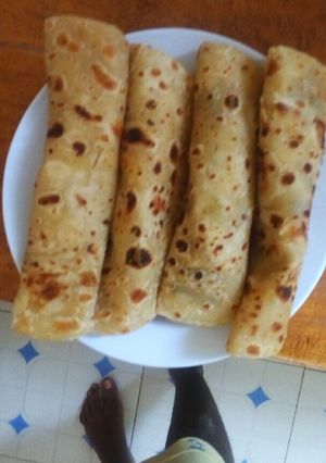 A picture of Carrot chapati#festivecontestkakamega#authormarathon#.