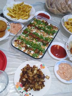 صورة لوصفة فتة شاورما