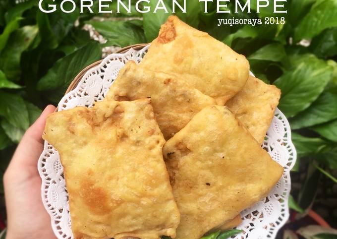 Resep Gorengan Tempe Renyah Oleh Yuqi Soraya - Cookpad