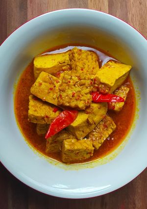 Foto resep Sayur Tahu Tempe Kuning [tanpa santan]