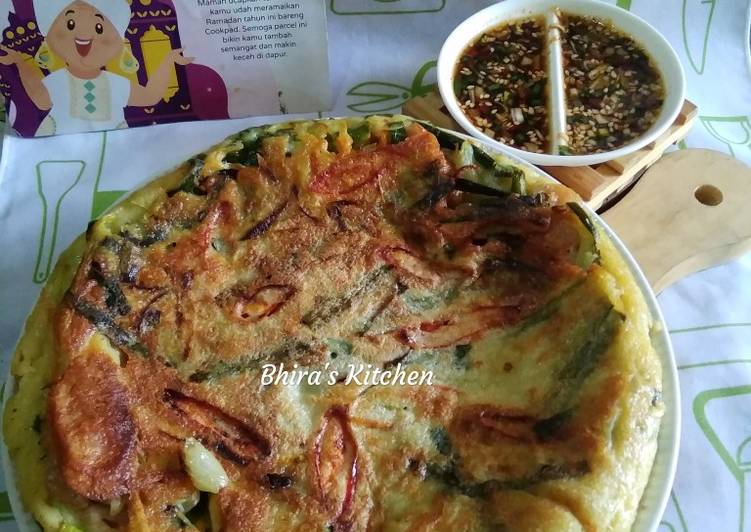 Resep Pajeon Korea Pancake, Enak Banget