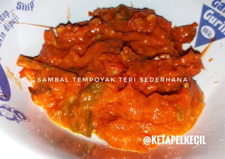 Sambal Tempoyak Teri Sederhana