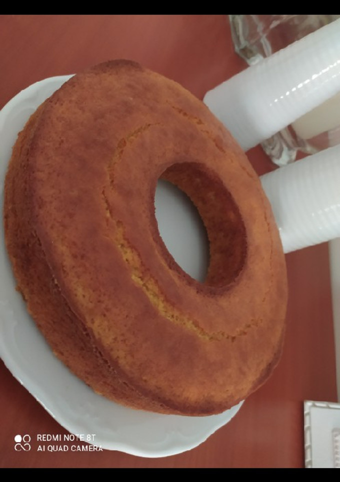 Una foto de Bizcocho con queso fresco gamazo