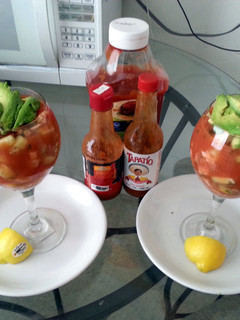 A picture of Shrimp cocktail.