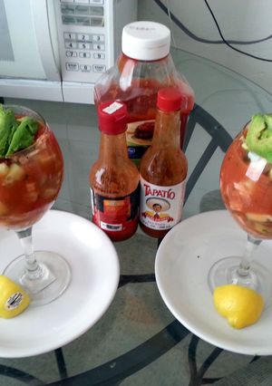 A picture of Shrimp cocktail.