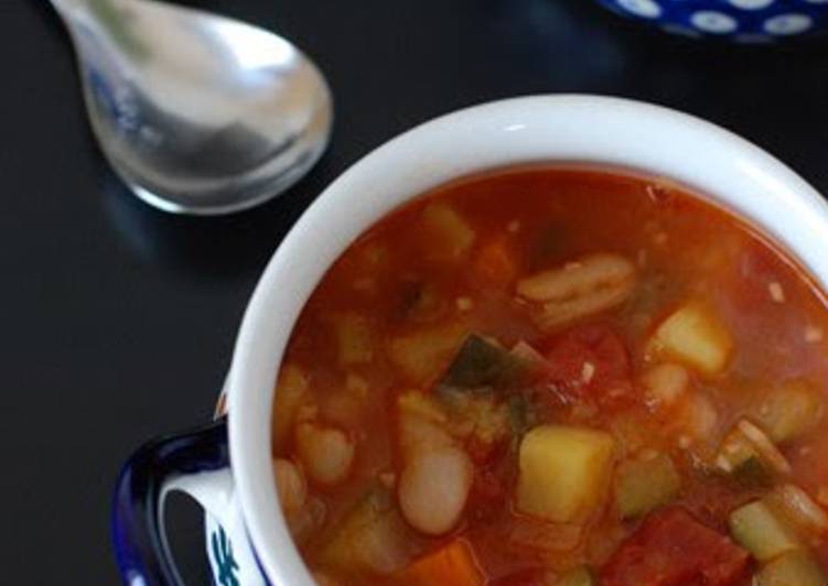 Steps to Prepare Appetizing Vegetable-only Minestrone