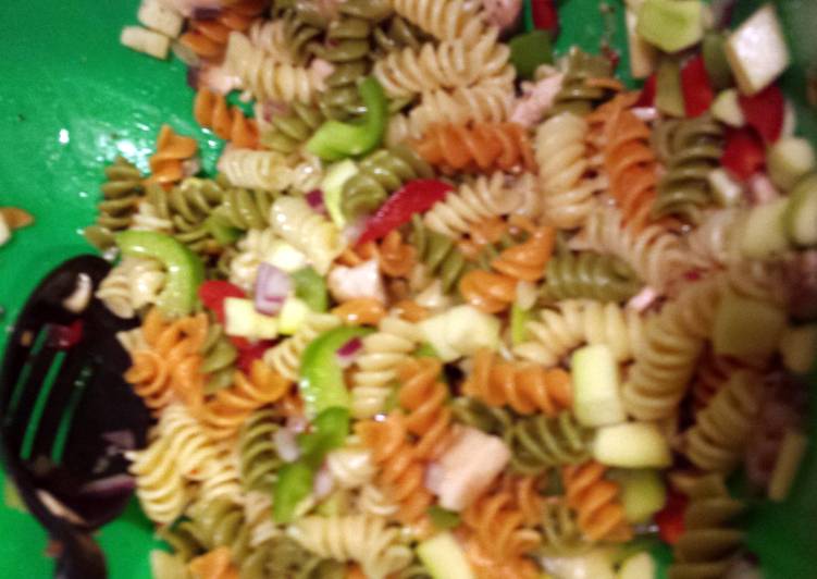 Steps to Prepare Perfect Perfect pasta salad