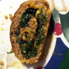 A picture of Meat Loaf Roll Florentine.