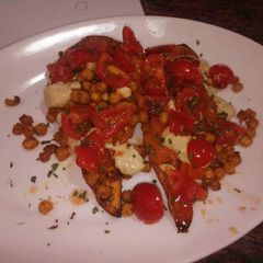 A picture of Baked Mediterranean Sweet Potatoes.