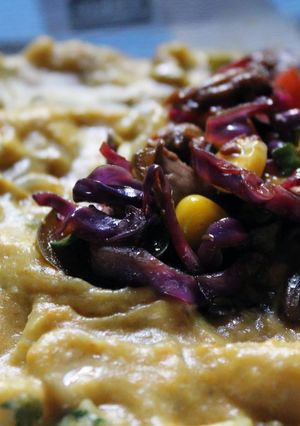 A picture of Vegan Mac & Cheese.