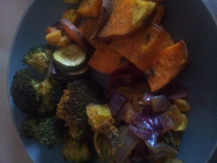 Recipe Roasted vegetables and chicken the Delicious Appealing