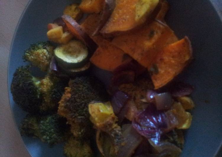 The best way to Make Perfect Roasted vegetables and chicken