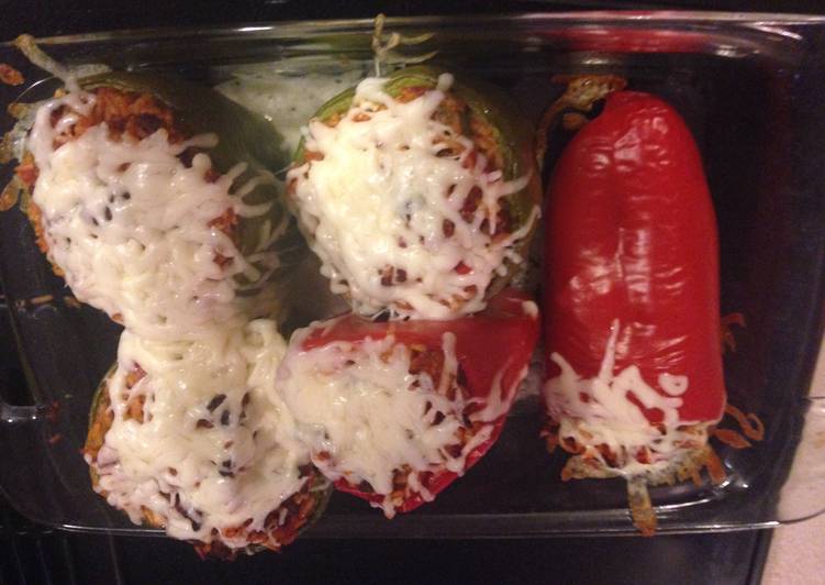 Simple Way to Prepare Super Quick Homemade Stuffed Bell Pepper