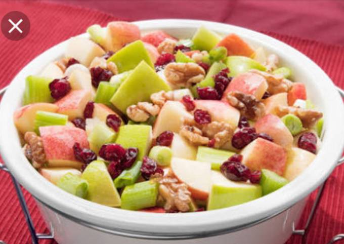 Step-by-Step Guide to Prepare Super Quick Homemade Frutos Apple Salad