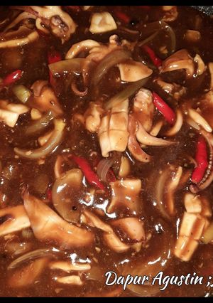 Foto resep Cumi Lada Hitam