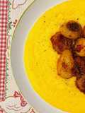Polenta con cipolline in umido
