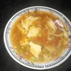 A picture of Sabzi soup.
