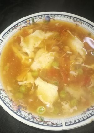 A picture of Sabzi soup.