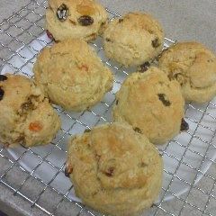 Delicious Macrobiotic Scones A picture of Delicious Macrobiotic Scones.