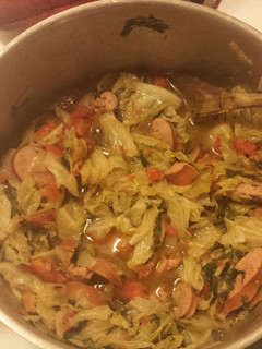 A picture of Jambalaya Cabbage.