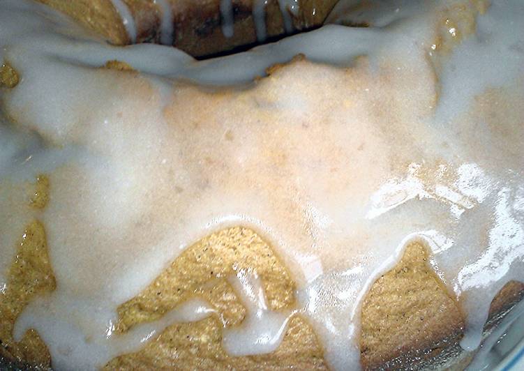 Recipe of Tasty "Pumpkin Pound Cake with Buttermilk Glaze"