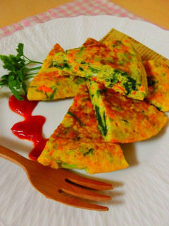 A picture of Crustless Quiche with Spinach.