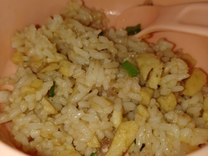 Cara Gampang Menyiapkan Nasi goreng mentega+saus tiram MPASI 1 th, Lezat Sekali