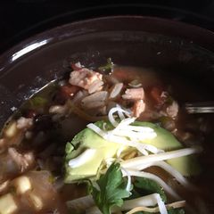 A picture of Santa Fe Chicken Soup.