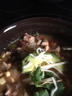 A picture of Santa Fe Chicken Soup.