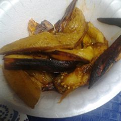 A picture of Eggplant oven "fries".