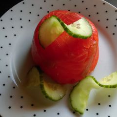 A picture of Christmas Smoked Salmon Ramkins.