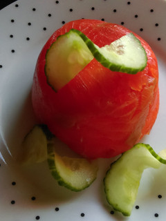 A picture of Christmas Smoked Salmon Ramkins.