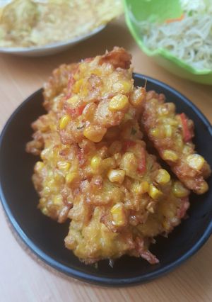 Foto resep Bakwan jagung pedass