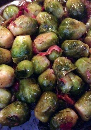 A picture of Brussels Sprouts Their Way.