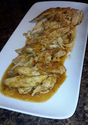 A picture of Sweet Saucy Chicken.