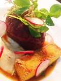 Beef cheek, oyster, polenta chip