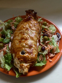 Una foto de Salmón en hojaldre