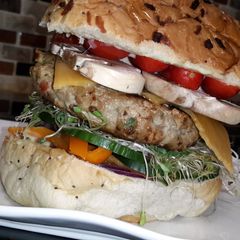 Homemade Frozen Turkey Burgers A picture of Homemade Frozen Turkey Burgers.