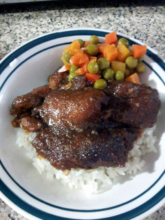 A picture of Crockpot Apple BBQ Chicken.