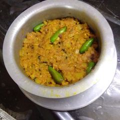 A picture of Bottle gourd stir fry.